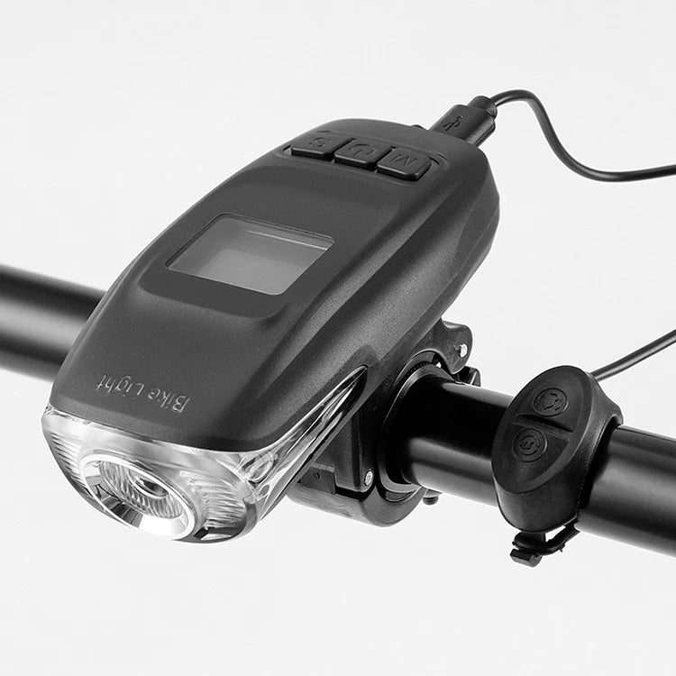 Waterproof Bicycle Light Multifunctional Usb Charging Code Table Light With Horn Light Cycling Accessories