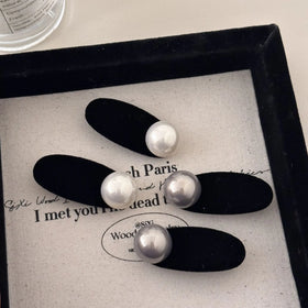 New Design Wholesale Pearls Hairpin Accessory Barrettes Bridal Wedding Gold Accessories Pearl Hair Clip for Women Girls Hair Pin