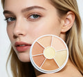Private Label Cream Concealer Palette Foundation for Women and Girls to Correct Dark Circles Freckles Face Makeup Application