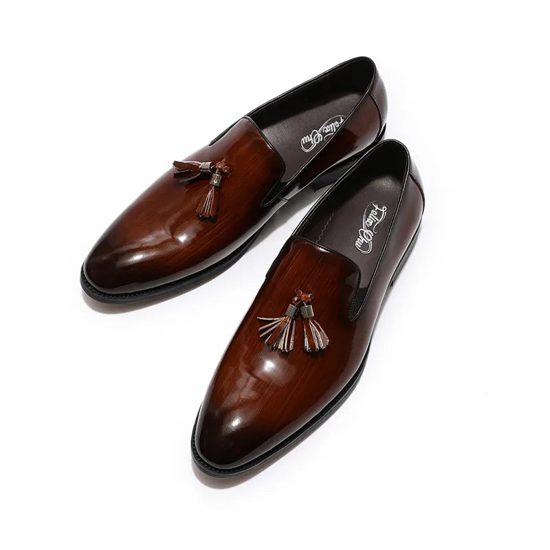 Handmade Shoes Genuine Leather Classic Italian Loafer for Men