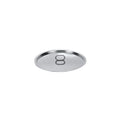 Eco-Friendly 20cm Dome Stainless Steel Mirror Polished Oven Safe Kitchen Cookware Parts Custom Logo Metal Lid Wire Knob Pots