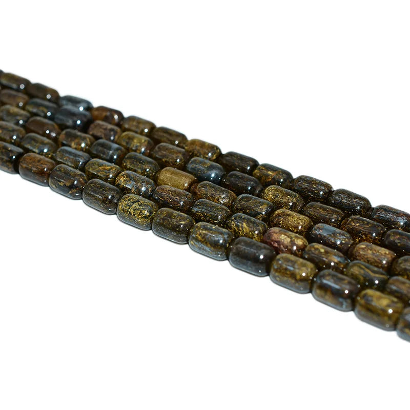 Wholesale 6*9mm Bronzite Tube Beads Natural Pink Gemstones for DIY Jewelry Making