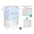Environmentally Friendly Smart Airtight Custom Compressed Travel Space Saving Jumbo Vacuum Storage Bag Closet Organizer