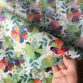 Flowers Theme Floral Pattern CMYK Colorful Printing Colorful Silk Paper for Gift Wrapping Wholesale Paper & Paperboards