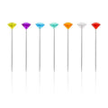 Wholesale Straight Sewing Quilting Pins 50mm Colorful Gem Straight Pins Clothing Sewing Pin