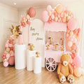 Hot Sale Handmade Wooden Small Candy Kiosk Display Cabinet Sweet White Acrylic Dessert Candy Cart Sweet Cart