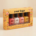 Custom Nail Polish Paper Box with Window Gel Polish Packaging Box Cosmetic Display Box Printed Paper Box Factory