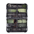 420x Carp Fishing Tackle Kit in Box Fishing Swivels Snaps Rubber Anti Tangle Sleeves Hook Stop Beads Fishing Accessories XP-800