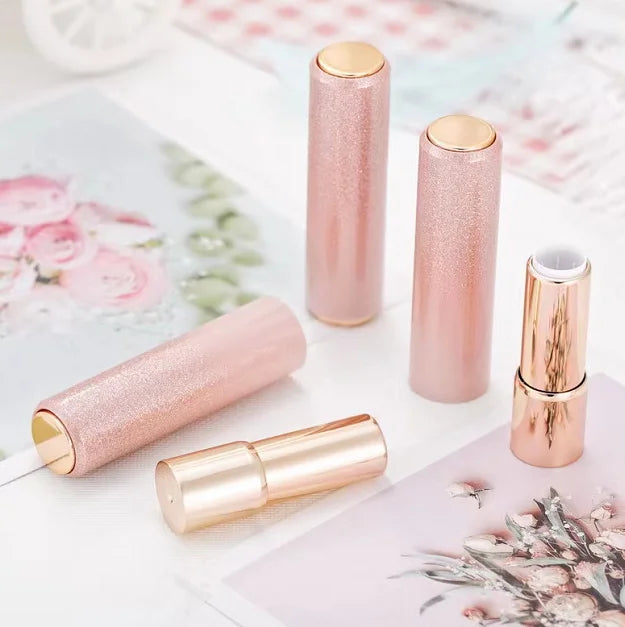 In Stock 4.3g Luxury New Design Empty Plastic Lipstick Tube Cosmetic Container Makeup Packing Lipstick Packaging