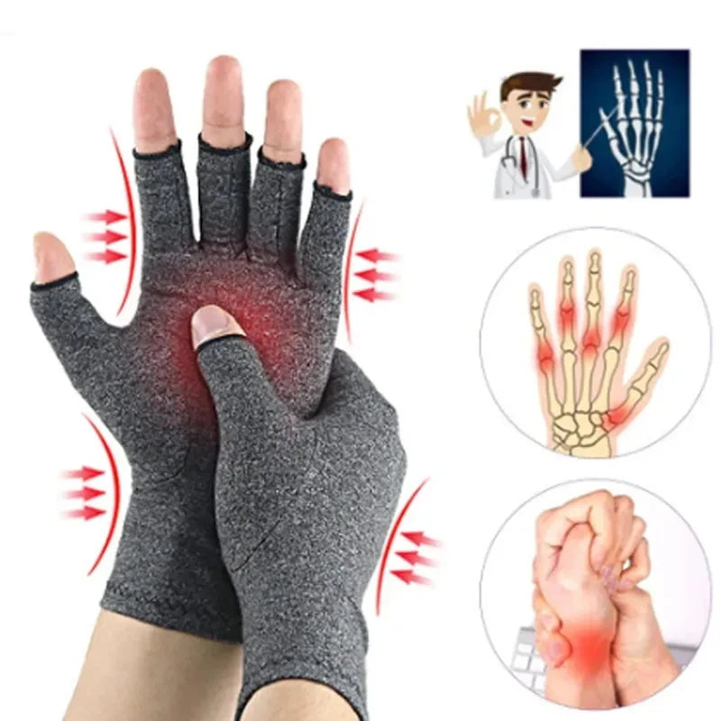 1 Pairs Winter Arthritis Woman Rheumatoid Compression Gloves Anti Arthritis Therapy Compression Outdoor Sports Pressure Gloves