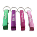 Wholesale Magnetic Beer Personalized Bottle Opener Aluminum Sheets Keyring Aluminum Keychain Waterproof