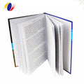Custom Cheap A4 Embossed Title Hardcover Books Full Color or Black and White Novel Printing with Dust Jacket