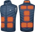 Lightweight Rechargeable USB Infrared Heating Vest Electric Body Warmer Men Women 3 Heating Levels Washable Nylon CE Outdoor Use