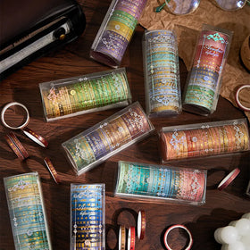 New Thin Strip Bronzing and Paper Washi Tape Set 20 Rolls of Creative Hand Account DIY Decorative Stickers
