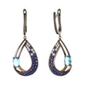 Custom Cubic Zirconia Cz Elegent Drop Diamond for Women 925 Sterling Silver Restor Earrings