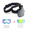 Custom Logo Double-Layer Anti Fog Outdoor Sports Ski Goggles with Magnetic Feature