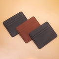 Custom PU Slim Mini Card and ID Wallet for Men Portable and Good Quantity for Credit Cards and Passports