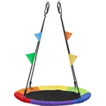 Play Kids Swing Indoor Outdoor Plastic 600D Oxford 700LBS Unisex for Garden Playhouse Trampoline Park Kindergarten MegaBDM