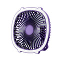 Air Cooling Rechargeable Table Led Fan Electric Student Stand Desk Usb Ceiling Light Fan Portable Mini Fans With Led Light
