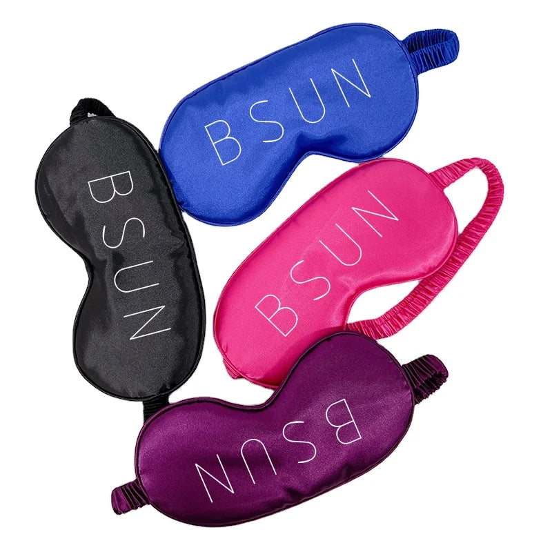 OEM Luxury Sleeping Eye Maskes Silk for Eyelash Extensions for Women