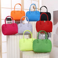 MU Shell Shape Felt Bag Grocery Lucky Ziplock Bag Handbag Cute Offical Mommy Reusable Shopping Gift Felt Tote Bag