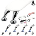 FX-NT65 Professional Luxury Nail Care Manicure Table PU Leather Hand Rests Holder Metal Legs Portable Beauty Stations for Finger