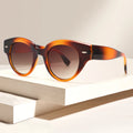 2024 Trendy Brown Plastic Tortoise Frame Sunglasses UV400 Sun Glasses with Custom Logo for Women and Men