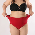 Wholesale Women's Large Size High Cut Lace Panty Plus Sized Ladies' Underwear with Comfort Fit Ready Stock