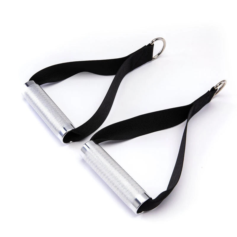 Custom Logo Steel ABS Gym Handles Cable Machine Resistance Bands Heavy Duty Comfortable Sturdy Lat Pull Exercise Handle Grips