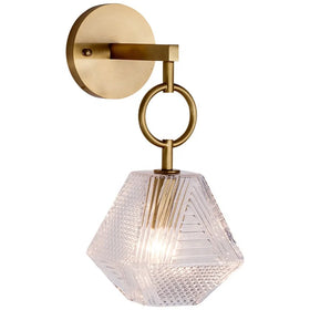Professional Factory Indoor Copper and Glass Decor Wall Light for Bedsides Home Hotel Modern Style Wall Lamp JY7101