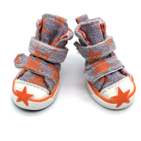 Wholesale Strong Anti slip Pet Dog Ankle High Boots with Stars Pattern