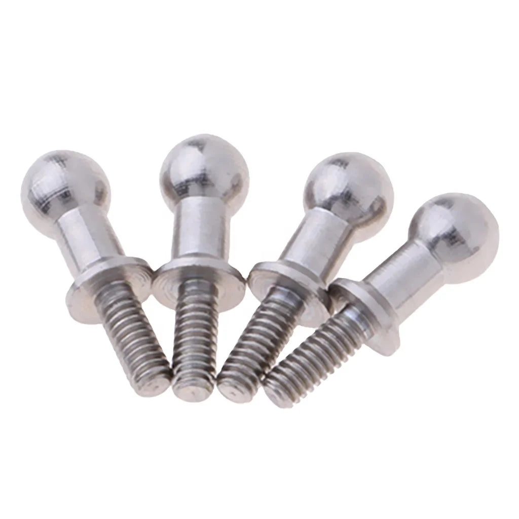 4mm Metal Ball Head Screw Set for Wltoys A202-A252 Metric Measurement System for Accessory Installation