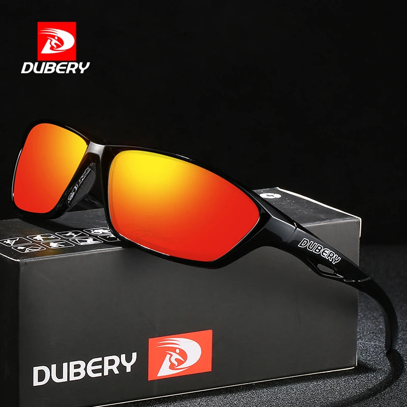 DUBERY Official Polarized Sunglasses 2026  Men  UV400 Protection Sport Wrap D330