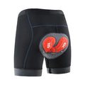 Pro 5D Gel Pad Cycling Shorts Non-Slip Webbing Bicycle Underpants with Comfortable Gel Padding
