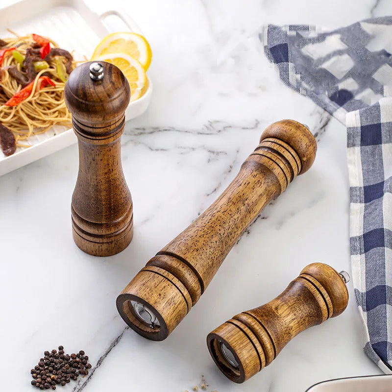 New Design Wooden Salt and Pepper Mill Set Premium PEPPER GRINDER MACHINES