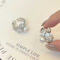 Super Beautiful Design Star Queen Engagement Ring 8-9mm Natural Freshwater Pearl Platinum Plated Women's Trendy Special Offer