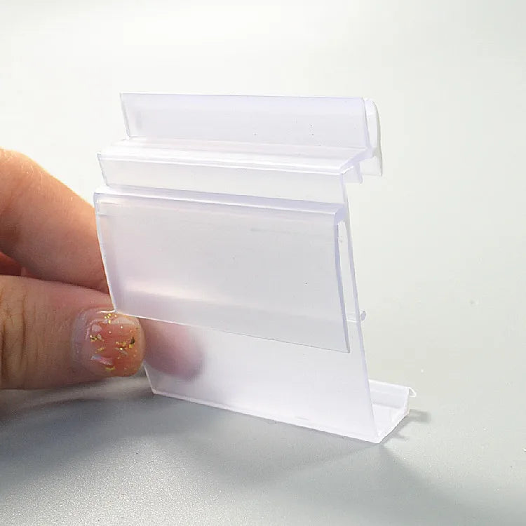 Plastic ESL Electronic Shelf Label Tag Holders Data Strip Holder for Display