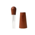 New Design  Wood Handle Stainless Steel Coffee Needle Distributor for Coffee
