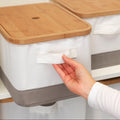 Foldable Bamboo Laundry Hamper Basket with Bamboo Lid  Storage Box Various Sizes Available Can Be Customized