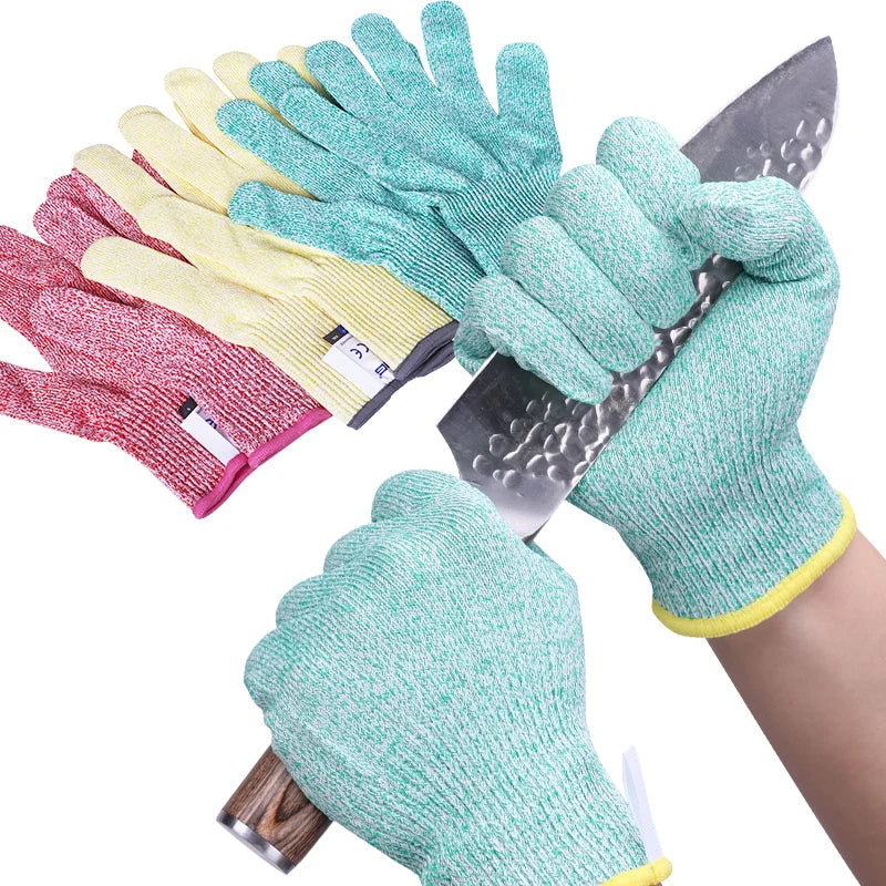 XINGYU Cut Resistant Gloves Level 5 Hand Protection Professional Anti-cut Knitted Food Safety HPPE Work Gloves