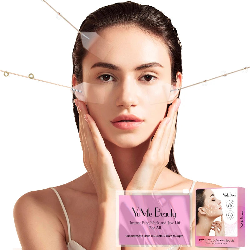 40pcs/box Invisible Eye Lift Stickers Waterproof Face Lifting Tapes Anti Wrinkle Invisible Face Lift Tapes Make up Tools