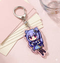 Fashion Wholesale Custom Logo Key Ring Cute Resin Game Genshin Acrylic Impact Anime Keychain/Key Chain NO MOQ Limited