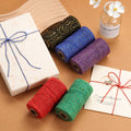 2mm  Hollow Cotton Thread Macrame Organic Pure Cotton Rope Braided Cotton