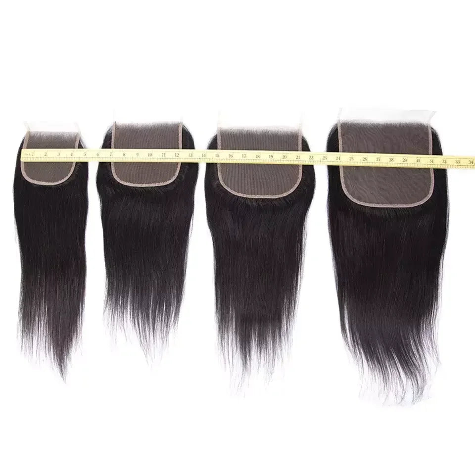New Arrival Triple Densified Brazilian Hair Lace Closure Transparent Lace Closure Virgin Human Hair