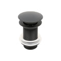 High Quality Black Plated Brass Pop-Up Waste Strainer Home Use Bathroom Basin Application