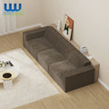 Union Win Modern Nordic Black White Grey Fabric Convertible Massage Modular Sectional Sofa Bed Compressed Living Room Furniture