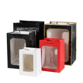 Creative Design Clear Window Portable Bouquet Flower Carrier Transparent Window Gift Packing Paper Gift Bag Flower Bag