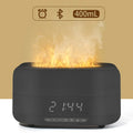 The New Listing Modern Custom Logo Fire Music 400ml Smart Appliance Yoga Quiet Essential Oil Aroma Diffuser With Flame Light
