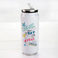 Topjlh Double Wall Can Stainless Steel Soda Beer Tin Can Shaped Tumbler 12oz Sublimation Skinny Beer Cola Can Tumbler