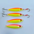 NEW 15g 20g 25g 30g Falling Slow Jigs Lure Artificial Metal Jig Casting Fishing Bait Tackle Double Hook Jigging Fishing Lures